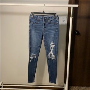 American eagle super stretch x, size: 4